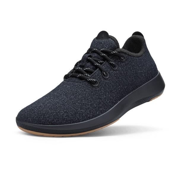 Black Allbirds Wool Mizzles Men\'s Waterproof Shoes | IN1266YX