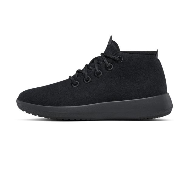 Black Allbirds Wool Runner-up Mizzles Men's Sneakers | IN1036WN