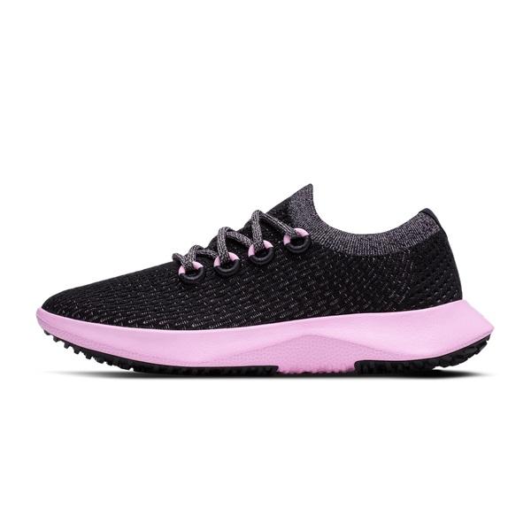 Black / Pink Allbirds Tree Dasher 2 Men's Running Shoes | IN1195NW