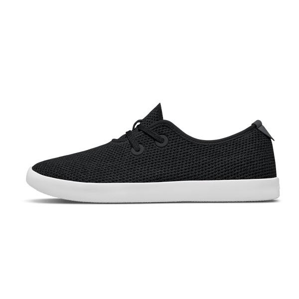 Black / White Allbirds Tree Skippers Men's Sneakers | IN1018ZU