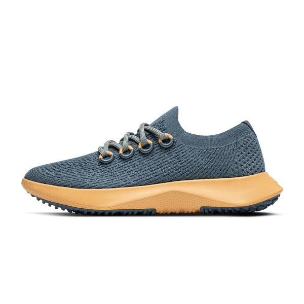 Blue / Yellow Allbirds Tree Dasher 2 Men's Running Shoes | IN1198CT