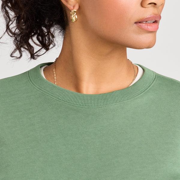 Green Allbirds R&R Sweat Women's Shirts | IN1753DF