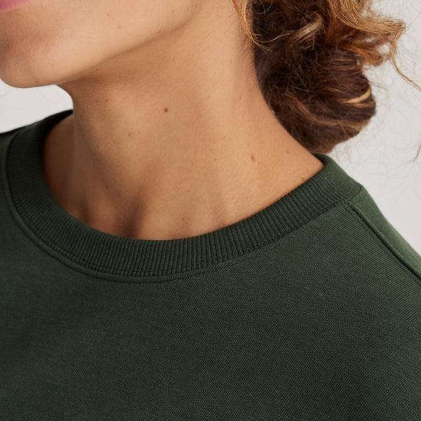 Green Allbirds R&R Sweat Women's Shirts | IN1756PJ