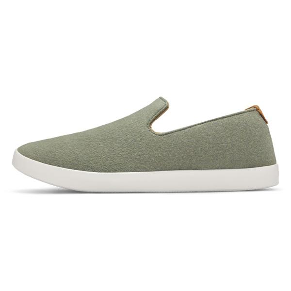 Green Allbirds Wool Loungers Men's Slip On Shoes | IN1096ZU