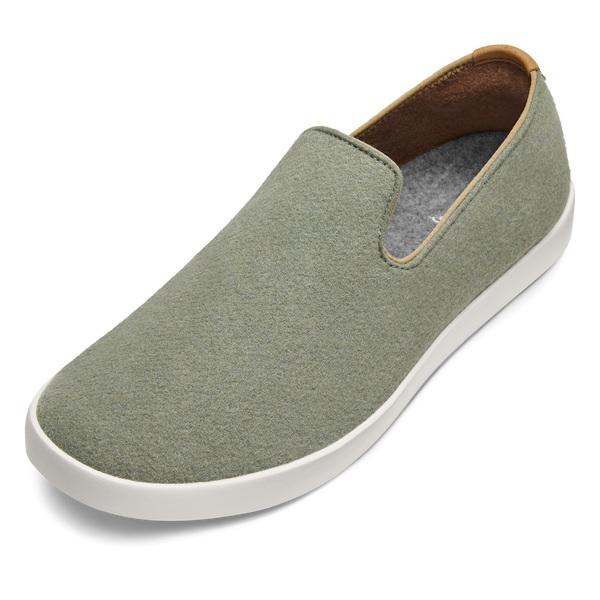 Green Allbirds Wool Loungers Men\'s Slip On Shoes | IN1096ZU