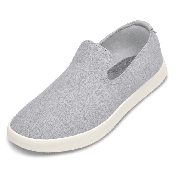 Grey Allbirds Wool Loungers Men\'s Slip On Shoes | IN1095XY