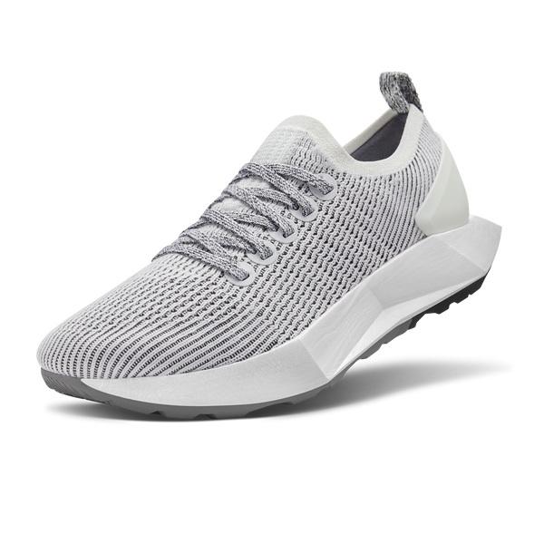 Grey / White Allbirds Tree Flyers Men\'s Running Shoes | IN1186IL