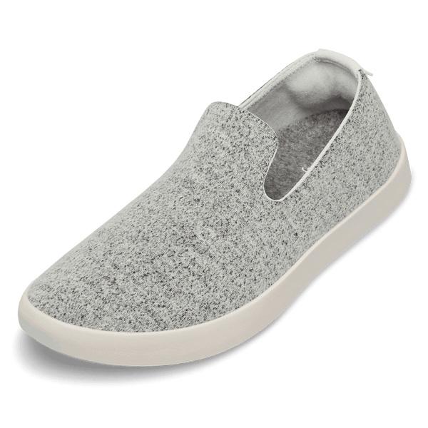 Grey / White Allbirds Wool Loungers Men\'s Slip On Shoes | IN1097LI