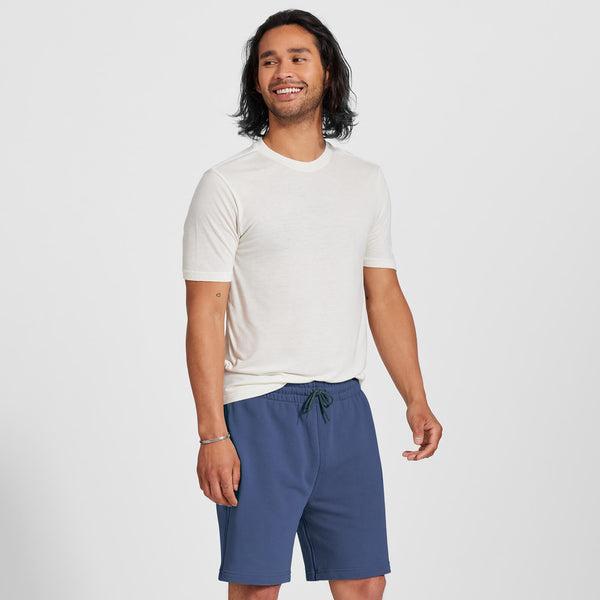 Navy Allbirds R&R Sweat Men\'s Shorts | IN1303XY