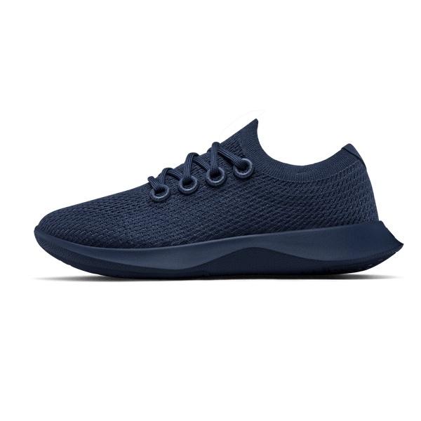 Navy Allbirds Tree Dasher 1 Women's Running Shoes | IN1586BE