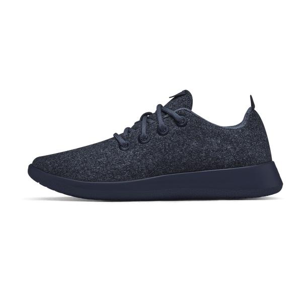 Navy Allbirds Wool Runner Men's Sneakers | IN1054PJ