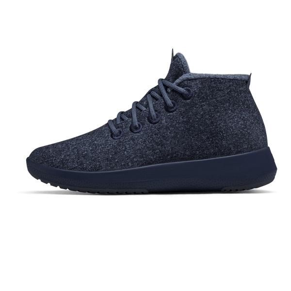 Navy Allbirds Wool Runner-up Mizzles Women's Sneakers | IN1426WN