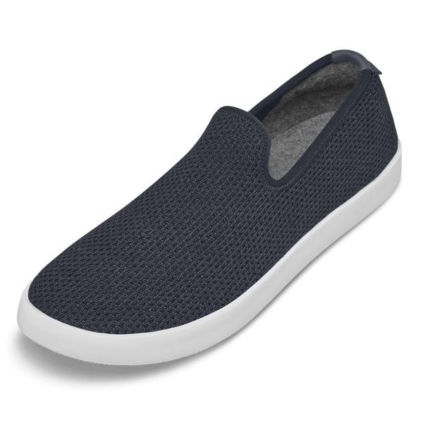 Navy / White Allbirds Tree Loungers Men\'s Slip On Shoes | IN1113EB