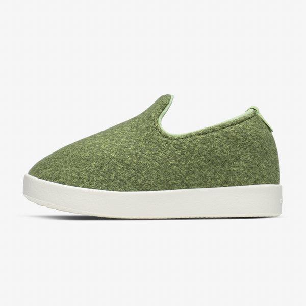 Olive Allbirds Smallbirds Wool Loungers Kids' Slip On Shoes | IN1875XY