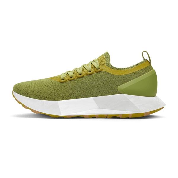 Olive Allbirds Wool Flyer Mizzles Men's Running Shoes | IN1129DF