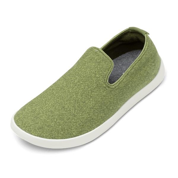 Olive Allbirds Wool Loungers Men\'s Slip On Shoes | IN1092BE