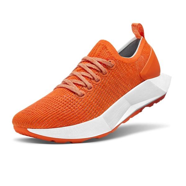 Orange / White Allbirds Tree Flyers Men\'s Running Shoes | IN1182SG