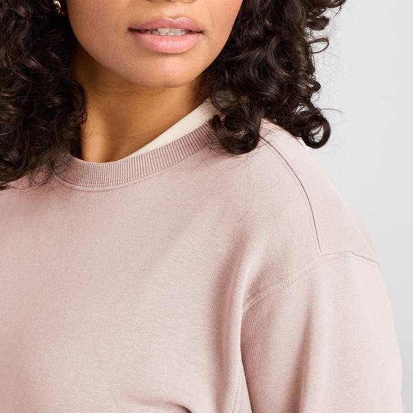 Pink Allbirds R&R Sweat Women's Shirts | IN1758IL