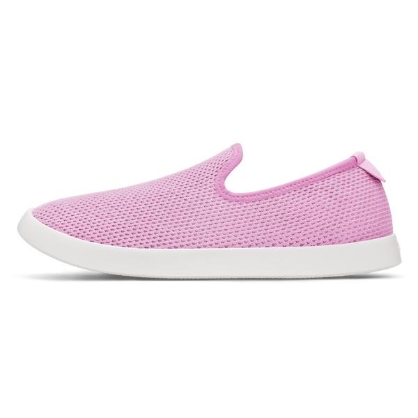 Pink / White Allbirds Tree Loungers Men's Slip On Shoes | IN1103DF