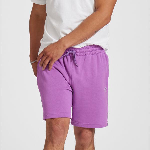 Purple Allbirds R&R Sweat Men\'s Shorts | IN1299NW