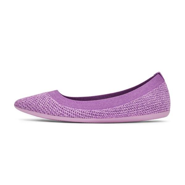 Purple Allbirds Tree Breezers Lux Women's Flat Shoes | IN1664BE