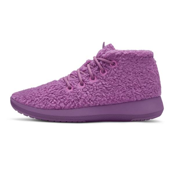 Purple Allbirds Wool Runner-up Fluffs Men's High Tops | IN1222BE