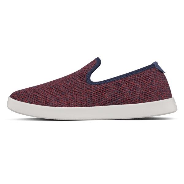 Red Allbirds Tree Loungers Men's Slip On Shoes | IN1102FD