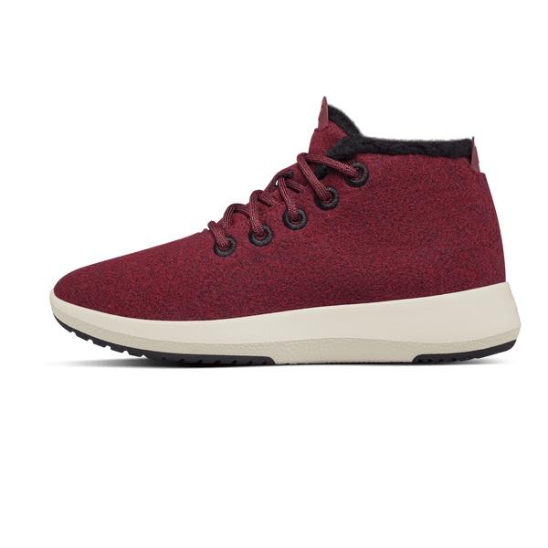 Red Allbirds Wool Runner-up Mizzle Fluffs Women's High Tops | IN1644KO