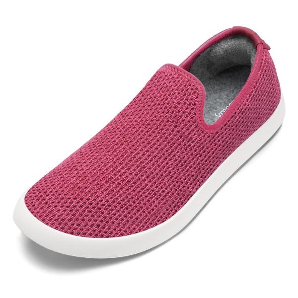 Red / White Allbirds Tree Loungers Men\'s Slip On Shoes | IN1106PJ