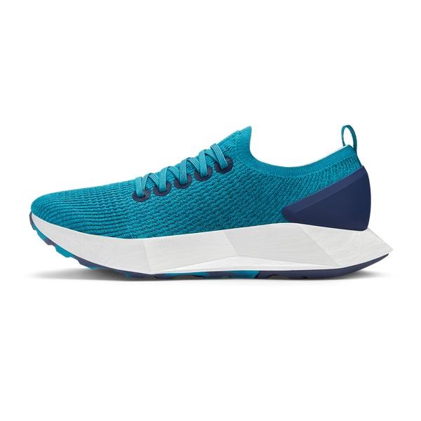 Turquoise Allbirds Tree Flyers Men's Running Shoes | IN1179GS