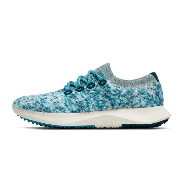 Turquoise Allbirds Wool Dasher Fluffs Men's Running Shoes | IN1125IN