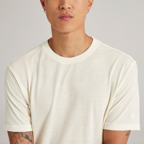 White Allbirds Sea Men's T Shirts | IN1285DF