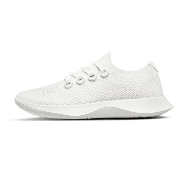 White Allbirds Tree Dasher 1 Men's Running Shoes | IN1174ZU