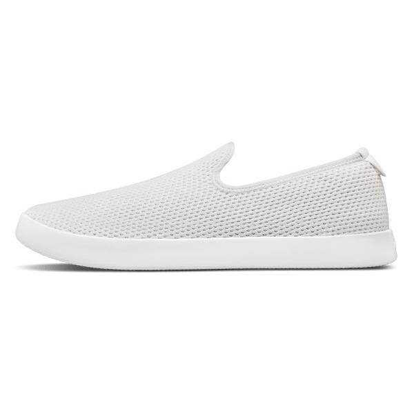 White Allbirds Tree Loungers Women's Slip On Shoes | IN1522PJ