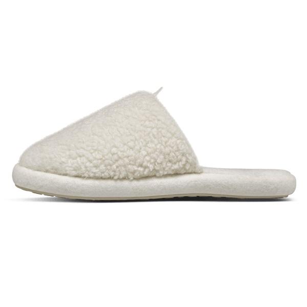 White Allbirds Wool Dwellers Men's Slippers | IN1083UZ