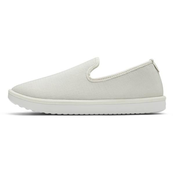 White Allbirds Wool Lounger Woven Men's Slip On Shoes | IN1084YX