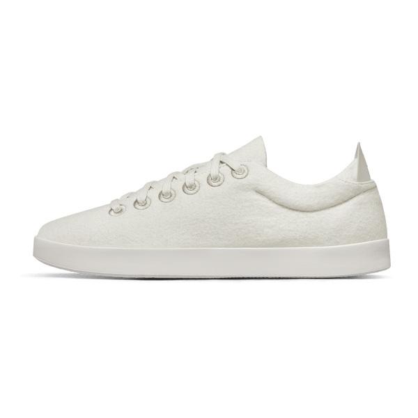 White Allbirds Wool Pipers Women's Sneakers | IN1439GS