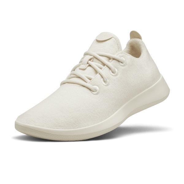 White Allbirds Wool Runner Men\'s Sneakers | IN1065NW