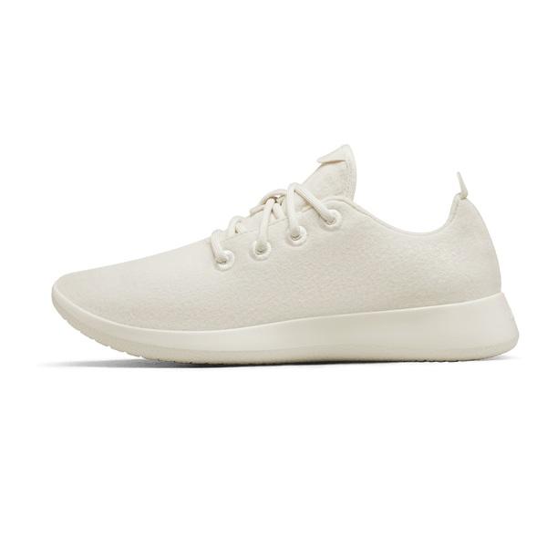 White Allbirds Wool Runner Women's Sneakers | IN1492FD