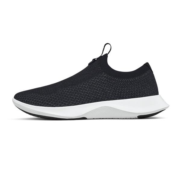 White / Black Allbirds Tree Dasher Relay Men's Sneakers | IN1043XY